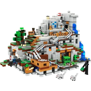 2021-Ben A World Tree House Adatok Építőkövei Játékok Minecraftinglys Elátkozott Falu Hegyi-Barlang Az Enyém Karácsonyi Ajándékok