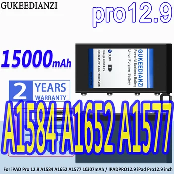 GUKEEDIANZI Akkumulátor pro12.9 15000mAh Apple iPad Pro 12.9 hüvelyk A1584 A1652 A1577 Pro12.9