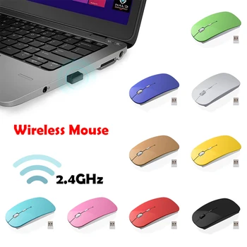 2.4 G Wireless Egér Ultra Vékony USB Optikai Egér Néma Gombot A PC Laptop MacBook Air Pro Nagykereskedelmi CSEPP HAJÓ