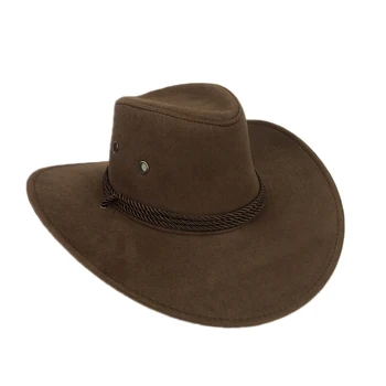 2021 ÚJ Szarvasbőr bársony kalapot a férfiak nagy mentén csirke prémes bársony Nyugati kötél lovas kalap kalap kalap nyugati férfiak cowboy kalapok