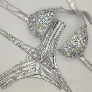 2020-ra a vénusz nyaralás strasszos gyémánt V gallér bikini szett, szexi női fürdőruha push up kézzel készített fürdőruha népszerű strandcuccot
