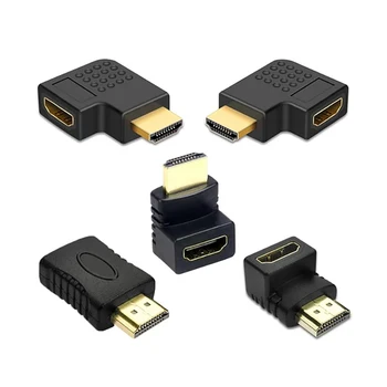 HDMI-kompatibilis Kábel Hosszabbító Adapter Hálózati Csatlakozó, HDMI-kompatibilis Férfi-Nő Átalakító Extender Pár Projektor