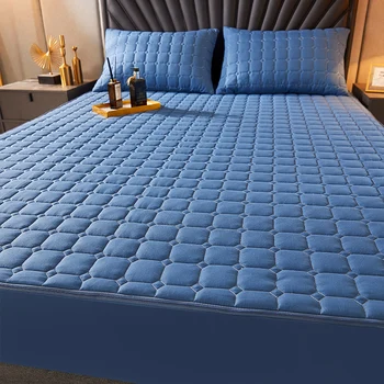 All Inclusive ágytakaró Cipzár Bezárása 6 Oldalú Fedett Ágytakarók Matrac Védő Fokozzák Felszerelt, Ágynemű Hálószoba