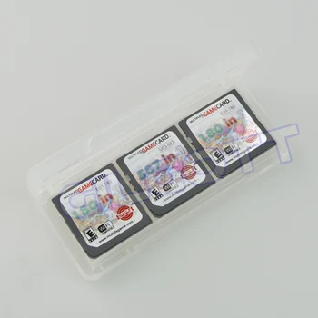 6 AZ 1-ben Játék Kártya Birtokosa az Esetben a Nintendo DS / DS LITE / DSi Játék Kártya Hordozható Tároló Doboz