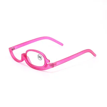 180 Fokos Elforgatása Presbyopic Szemüveg Hordozható Távollátás Nők Egyetlen Forgó Kozmetikai Olvasó Szemüveg
