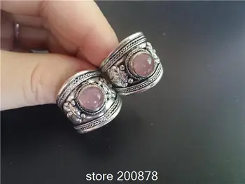 Mix Nagykereskedelmi 50pcs Hagyományos Tibeti Gyűrűk Réz intarziás Különböző Gyöngy Amulett Gyűrűk, Férfi Ingyenes Szállítás