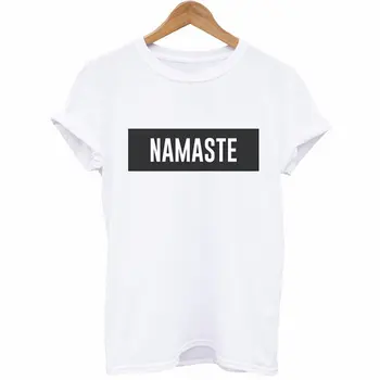Namaste Ing Tumblr T-shirt Hippi Ing Hippi Ruhát Pilates Ing moletom tenni tumblr póló Unisex divat alkalmi felsők tee