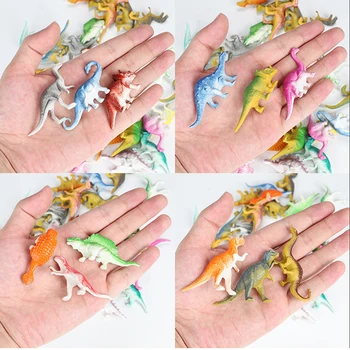 10db/sok Mini Dinoszaurusz Modell Gyermekek Oktatási Játékok Kis Szimuláció állatfigurák gyerekek Játékok Fiú Ajándék
