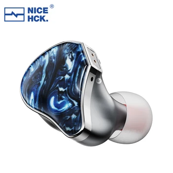 NiceHCK Topguy Kiemelt Gyanta Audiofil Fülbe 10mm Magnézium-Titán Ötvözet, Dinamikus hi-fi In-Ear Fülhallgató Figyelemmel kíséri a Zenét Fülhallgató