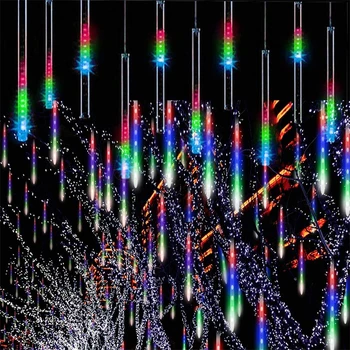 Karácsonyi Fények Meteor zápor Hulló Eső Fény Kültéri Vízálló LED String Fények Haza Ünnep a Karácsony, Esküvő Party