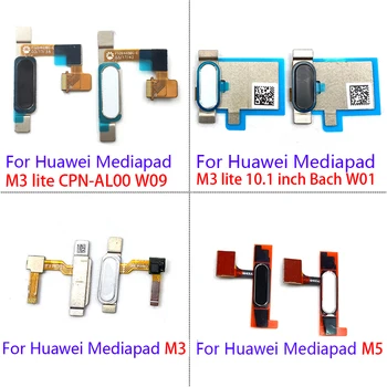Eredeti Ujjlenyomat-Flex Kábel Huawei MediaPad M3 Lite 10.1 M5 10.8 hüvelyk Home Menu Gomb Flex Kábel Csere