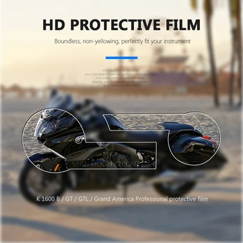 Motoros Karcolás Klaszter Képernyő Műszerfal Védelmi Eszköz Film BMW K1600B K 1600 Grand Amerika K1600GT K1600GTL