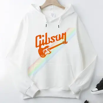 Gibson Orange Classic Logo Egyéni, Egyedi Nyomtatási Pulóver Népszerű, Magas Színvonalú Zsebében Kapucnis Melegítő Felső Unisex Felső Ázsiai Méret