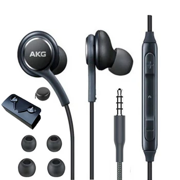 Az AKG Fülhallgató EO IG955 3,5 mm-es In-Ear Vezetékes Mikrofon hangerőszabályzó Headset Samsung Galaxy S10 S9 S8 XiaoMi HuaWei Okostelefon