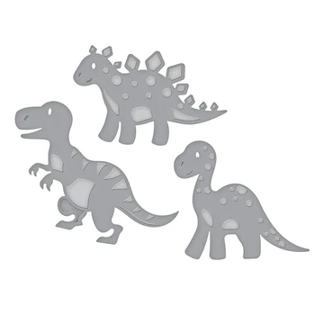 Dinoszaurusz Állat 2020 Forró Fém Vágó Meghal DIY Scrapbooking vízi Jármű, valamint Kártya Készítés Fólia Album Dekoratív Dombornyomás Nem Bélyegek