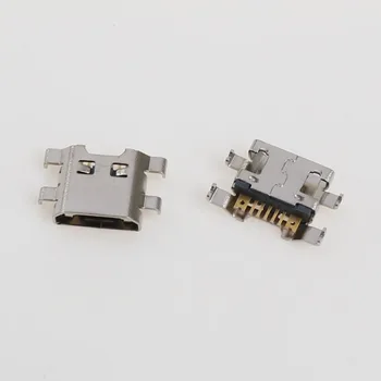 Cltgxdd 2-10db Micro mini USB Töltő Dokkoló Port Csatlakozó aljzat LG K10 K420 K428 k10 2017 X400 K121 M250 Adatok port 7 Pin