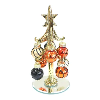Arany Üveg karácsonyfadísz Európai Stílusban Lóg Dekoráció Kiegészítők Színes 2 cm Xmas Üres Üveg Golyók Medál
