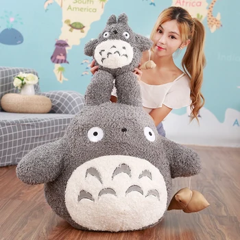 20-70cm Forró Eladó Anime Totoro Plüss Párna, Nagy Méretű Totoro Babák, Plüss Puha Rajzfilm Játékok Szép Karácsonyi Ajándék-Gyermekeknek
