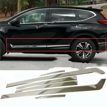 Rozsdamentes test oldalsó ajtó legömbölyített léc fedezze berendezés Alkalmas a 2017 2018 2019 Honda CRV