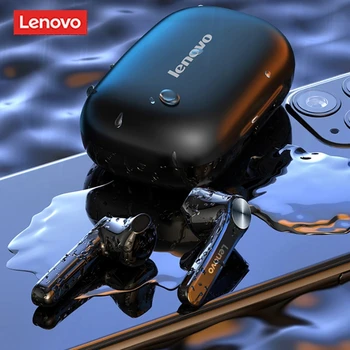 Lenovo QT81 TWS Fülhallgató, Igaz Vezeték nélküli Fejhallgató Bluetooth 5.0 Fülhallgató Touch Control Sweatproof Sport Zene Headset Mikrofon