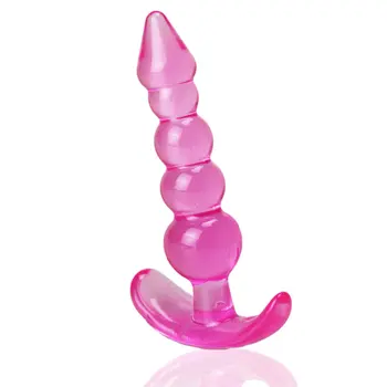 Candiway Puha Szilikon Hüvely Orgazmus Prosztata Masszírozó Anális Gyöngyök Butt Plug Felnőtt Szex Játékok A Nő, a Férfiak 1DB