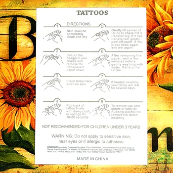 Nu-TATY Csodálatos Pillangó 3d Ideiglenes Tetoválás Body Art Flash Tetoválás Matricák 19*9cm Vízálló Tetoválás Otthon Dekor, Fali Matrica