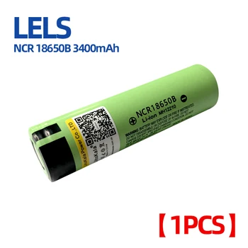 LELS NCR18650B 3,7 V 3400mAh 18650 Lítium Akkumulátorral Zseblámpa elem (NEM PCB)