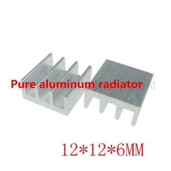 20db 12*12*6 MM Magas minőségi hűtőborda Tiszta alumínium radiátor memória chip dedikált radiátor