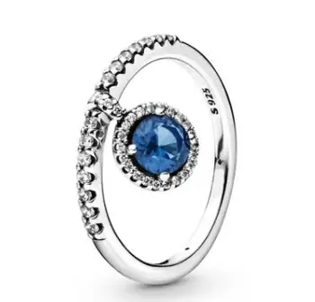 925 Sterling Ezüst Gyűrű, Csillogó Piros Szív Kristály pandora Gyűrűk Nők Esküvő Ajándék, pandora Ékszer