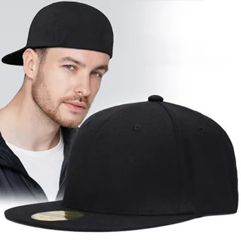 2020-ig, tavaszi, nyári új, teljesen zárt kalap férfi hip-hop hip-hop baseball sapka után tömítés lapos karimájú kalapját kopasz kalap 57-60CM