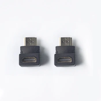 MIATT-a Legjobb Adapter HDMI Jobb Szög 90 Fokos férfi-nő M/F Kiterjesztése Csatoló Csatlakozója ConverterGold Bevonatú Kábel 1080P