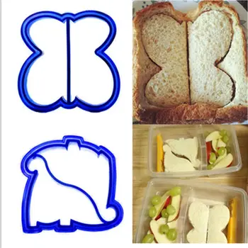 Szendvics Vágó Penész Kéreg Vágó Pirítós sütőformákat kenyérsütés Prések Gyerekeknek Ebédet Készítő DIY Aranyos Alakját @#E02