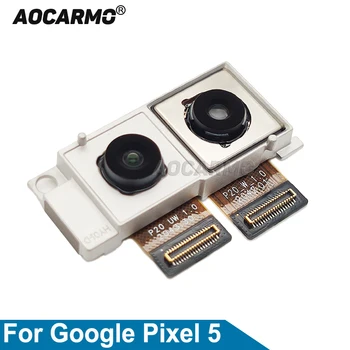 Aocarmo A Google Pixel 5 Vissza a Hátsó Nagy Elülső Kamera LCD Flex Kábel Csere Alkatrészek
