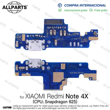 USB Töltés Flex Kábel XIAOMI Redmi Megjegyzés 4X Töltő Dokkoló Szalag Csere Note4x Snapdragon 625