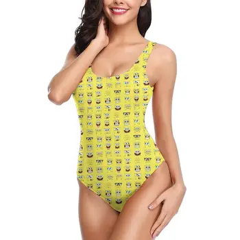 A nők 2021 Egzotikus Bikini Sponge2 Női Fürdőruha egyrészes női felső Anime úr rák a Nők Strand viselet
