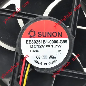 SUNON EE80251B1-0000-G99 DC 12V 1.7 W 80x80x25mm Szerver hűtőventilátor