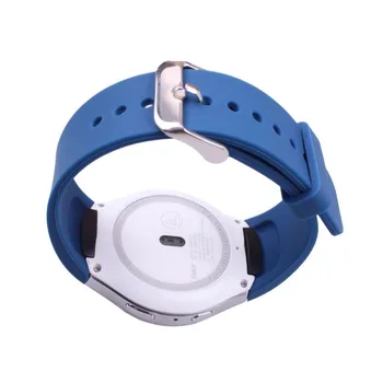 A Samsung Felszerelés S2 R720 karóra szíj Csere Szilikon egyszínű sport watchband Pántok Samsung Felszerelés intelligens karóra szíj