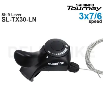 SHIMANO Tourney 3x6/7 Sebesség Váltókar SL-TX30-LN 6R 7R Hüvelykujj Alakváltó Plusz 3×6 sebesség 3×7 sebesség Eredeti alkatrészek