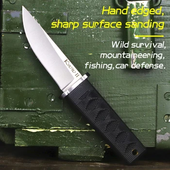 Black outdoor kemping egyenes kés Amerikai szabadtéri vadászkés Bush mentő egyenes kés hazai EDC egyenes kés