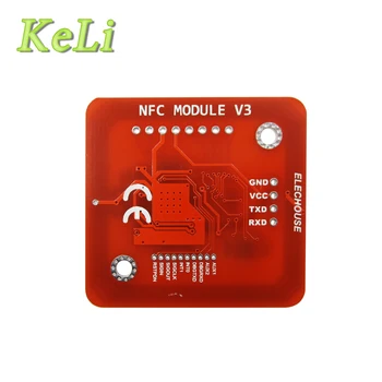 1Set PN532 RFID-NFC Vezeték nélküli Modul V3 Felhasználó Készletek Olvasó Író Mód IC S50 Kártya PCB Attenna I2C IIC SPI