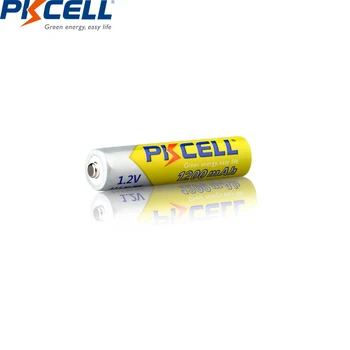 PKCELL 4PC AAA Akku 1200MAH 1.2 V NI-MH AAA Újratölthető akkumulátorok Digitális Hőmérő aaa elemmel akár 1000circle alkalommal