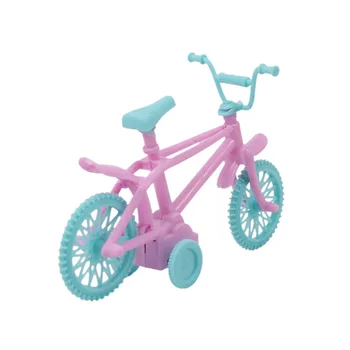 ZWSISU Baba 4 Stílusok Kerékpárok Kerékpár Piros, Sárga, Kék, Vegyes Színek Szabadtéri Buli Tartozékok Barbie Ken Babaház Lány Játék
