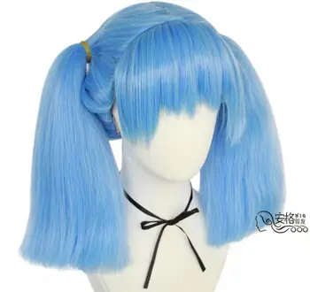 Anime Sally Arca Lófarkas Lány Paróka Cosplay Jelmez Hőálló Haj Sallyface Kék Rövid Paróka