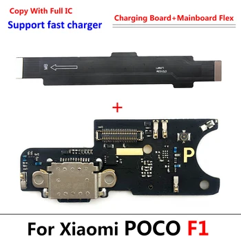 5db，USB Port Töltő Dokkoló Csatlakozó Alaplapja Terhelés Csatlakozó Töltés Igazgatóság Fő Flex Kábel-Testület A Xiaomi Poco F2 Pro F1 F3 X3