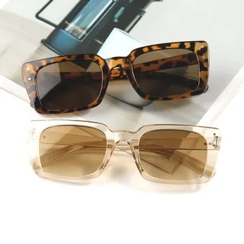 2021 retro téglalap alakú napszemüveg divat luxus márka tervezője női napszemüveg nők tér klasszikus kültéri vezetés szemüveg