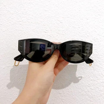 AKAgafas Macska szeme Hip-hop Napszemüveg Nők 2021 Kis Szemüveg Női Retro Tervező Glasse Nők/Férfiak Tükör Oculos De Sol Feminino