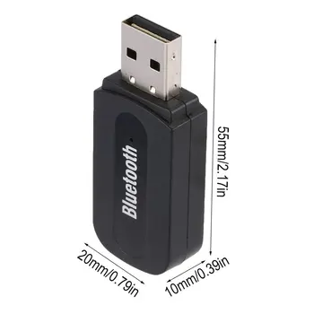 USB-s Vezeték nélküli Zene Sztereó Receiver Adapter AMP Dongle Audio Haza Hangszóró 3.5 mm jack-Vevőkészülék