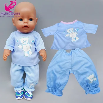 Baba ruha 43 cm baba újszülött baba ruha, kalap, öltöny 18 inch lány baba ruha tartozék bébi játék játékok