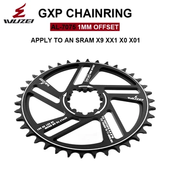 Wuzei GXP Kerékpár Chainring MTB Kerékpár Chainwheel 30T/32T/34T/36T/38T/40T Kerékpár Koronát Sram XX1 XO1 X1 GX XO X9 Forgattyús Hajtóművel