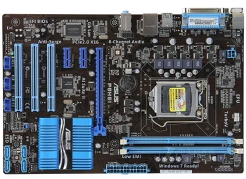 ASUS P8H61 Alaplap LGA 1155, DDR3 ram, 16 gb-os Intel H61 A Core i7i5/i3 cpu PCI-E 2.0 32nm USB2.0 1×PCI-E X16 ATX Placa-mama